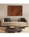 Panther leopard fur stain pattern - Canvas prints for living room | FEEBY