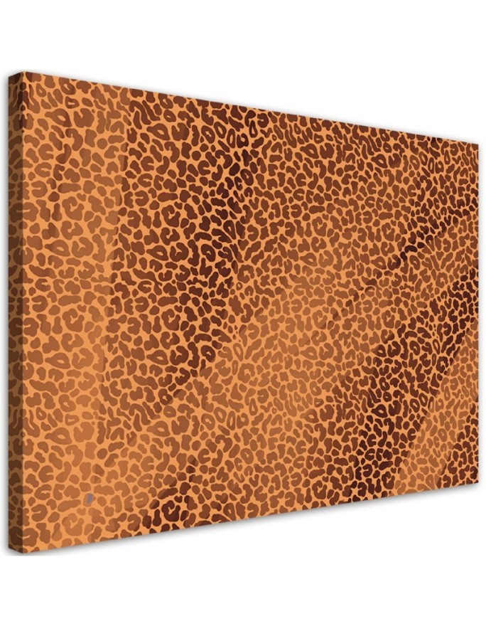 Panther leopard fur spots pattern - Canvas prints for living room | FEEBY
