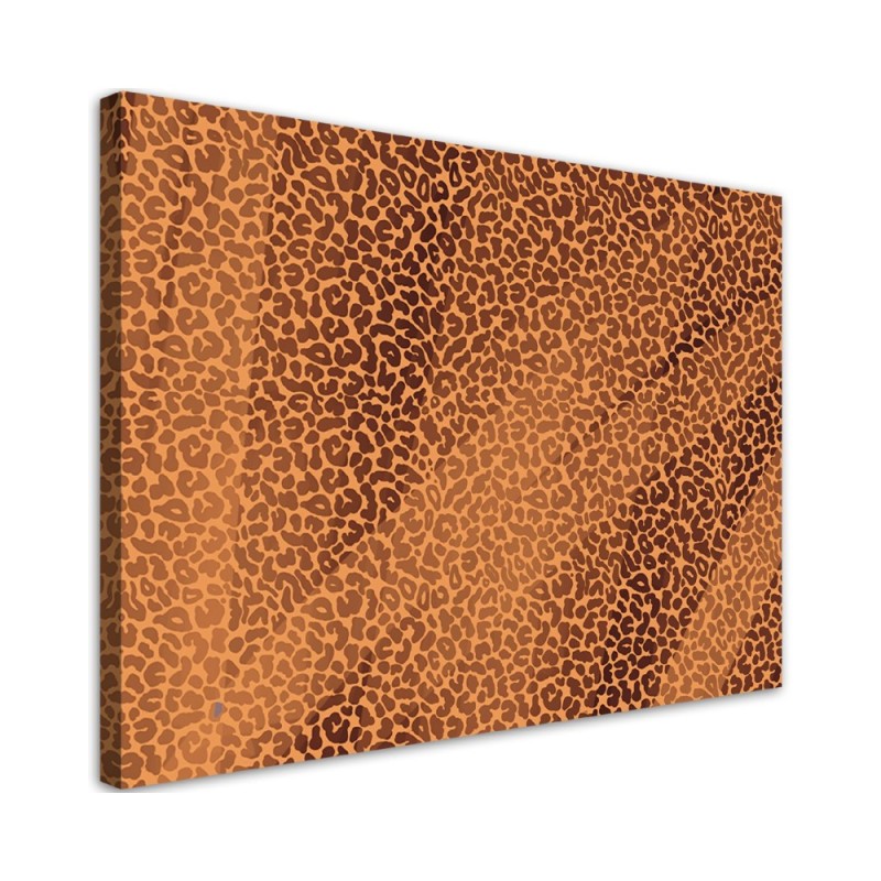 Panther leopard fur spots pattern - Canvas prints for living room | FEEBY