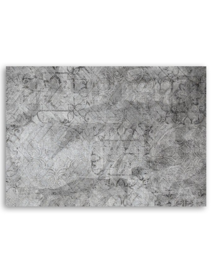 Grey pattern on concrete wall Modern canvas painting | FEEBY