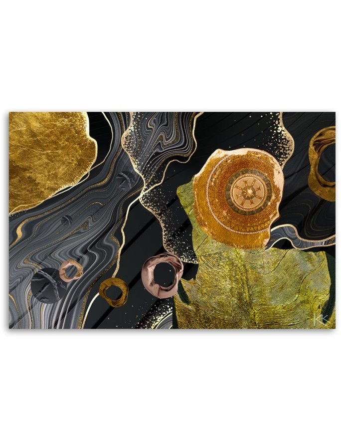 Marble texture abstract - Modern Canvas painting for living room | FEEBY