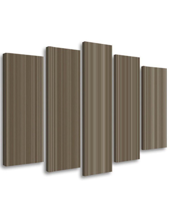 Geometric line abstract - Modern Canvas painting for living room | FEEBY