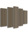 Geometric line abstract - Modern Canvas painting for living room | FEEBY