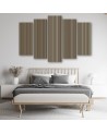 Geometric line abstract - Modern Canvas painting for living room | FEEBY