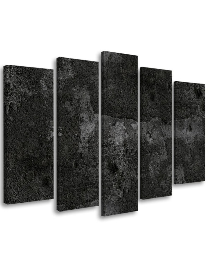 Old concrete wall art - Modern Canvaspainting for living room | FEEBY