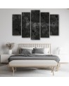 Old concrete wall art - Modern Canvaspainting for living room | FEEBY