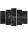 Old concrete wall art - Modern Canvaspainting for living room | FEEBY