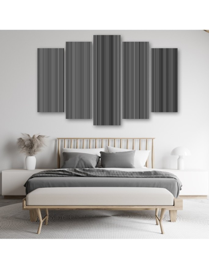 Geometric line abstract - Modern painting for living room | FEEBY