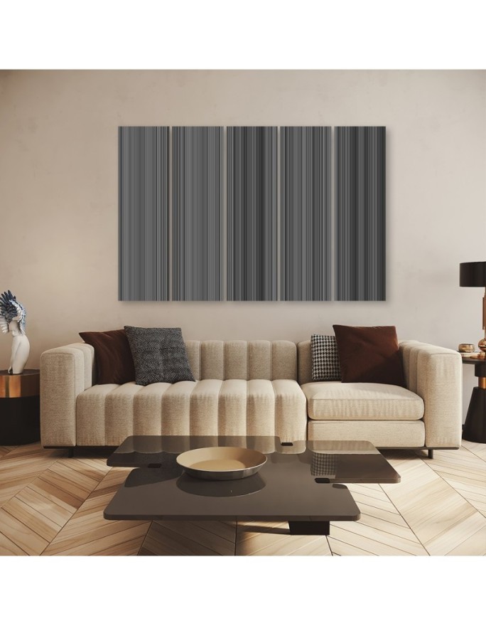 Geometric line abstract - Wall painting for bedroom | FEEBY