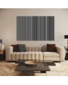 Geometric line abstract - Wall painting for bedroom | FEEBY