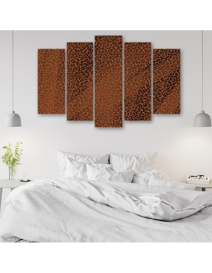 Panther leopard fur stain pattern - Wall painting for living room | FEEBY