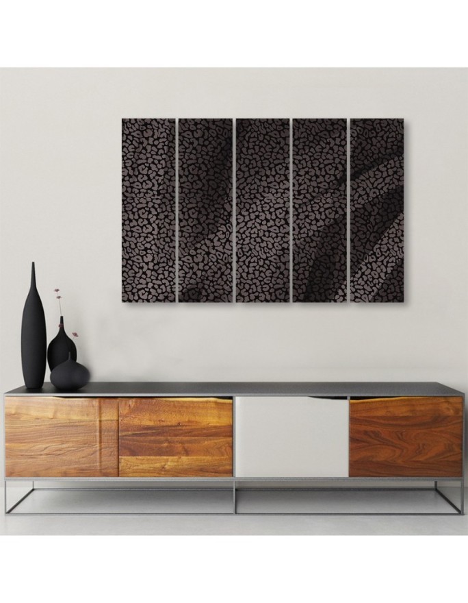 Wall art painting for living room - Leopard Panther Textur | FEEBY