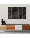 Wall art painting for living room - Leopard Panther Textur | FEEBY