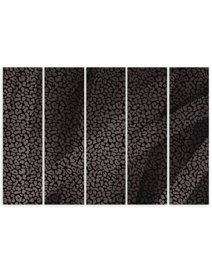 Wall art painting for living room - Leopard Panther Textur | FEEBY
