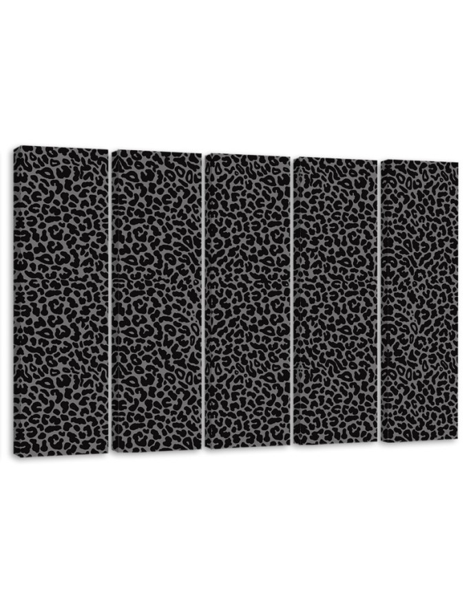 Wall art painting for living room - Leopard Panther Textur | FEEBY