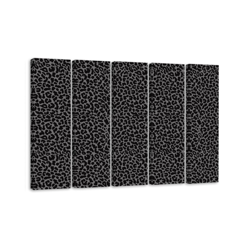 Wall art painting for living room - Leopard Panther Textur | FEEBY