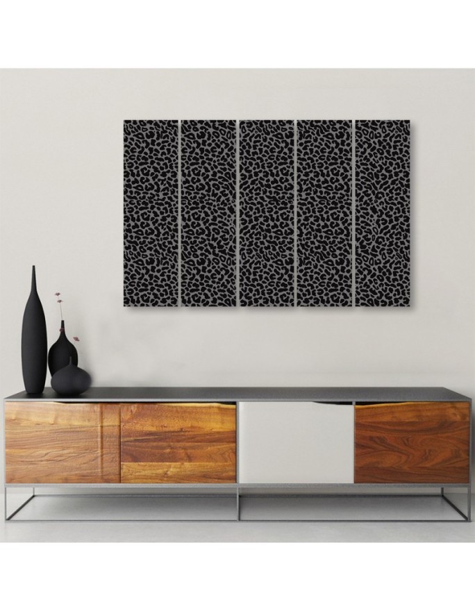 Wall art painting for living room - Leopard Panther Textur | FEEBY