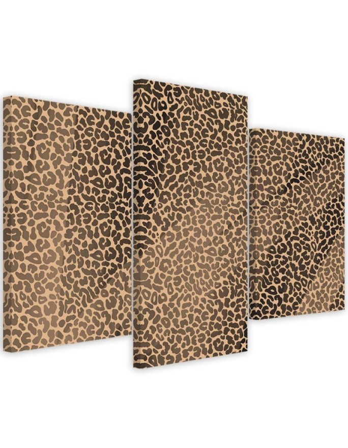 Decorative wall art painting - Panther leopard fur stain pattern | FEEBY