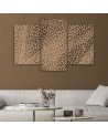 Decorative wall art painting - Panther leopard fur stain pattern | FEEBY