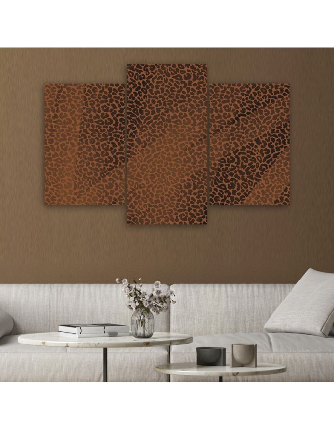 Decorative Canvas painting - Panther leopard fur stain pattern | FEEBY
