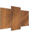 Canvas print for living room canvas - Panther leopard fur stains pattern | FEEBY