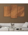 Canvas print for living room canvas - Panther leopard fur stains pattern | FEEBY