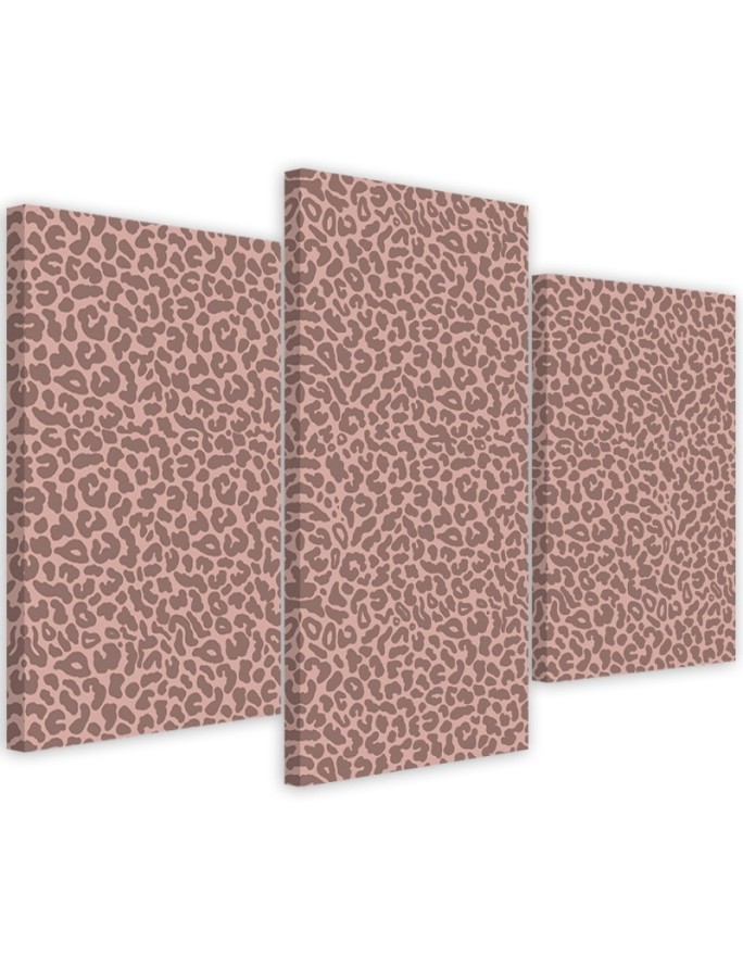 Canvas print for living room canvas - Panther leopard fur stains pattern | FEEBY