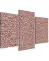 Canvas print for living room canvas - Panther leopard fur stains pattern | FEEBY