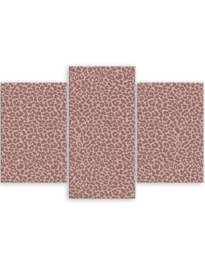 Canvas print for living room canvas - Panther leopard fur stains pattern | FEEBY