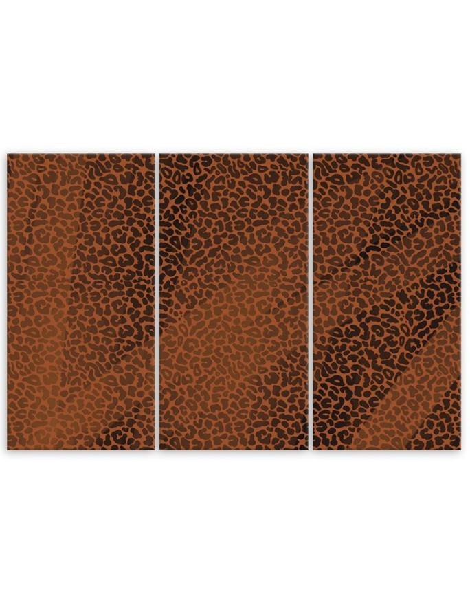 Modern wall painting - Panther leopard fur stains pattern | FEEBY