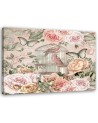 Cage in flowers by Andrea Haase - Canvas prints for the living room | FEEBY