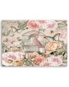Cage in flowers by Andrea Haase - Canvas prints for the living room | FEEBY