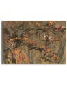 Monkeys in the jungle - Wall art painting for the living room | FEEBY