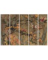 Jungle monkeys - Wall painting for the living room | FEEBY