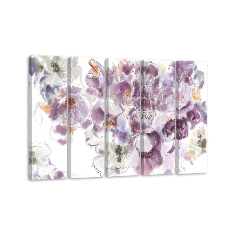Iris flower - Wall painting for the living room | FEEBY