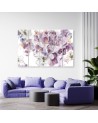 Iris flower - Wall painting for the living room | FEEBY