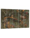 Monkeys in the jungle - Wall painting for the living room | FEEBY