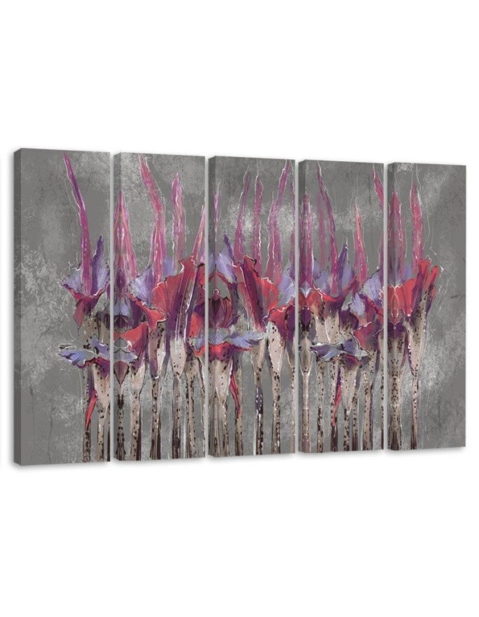 Plants flowers - Wall painting for living room | FEEBY