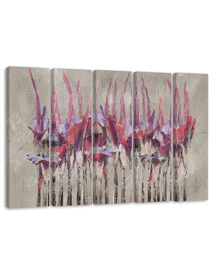 Canvas print Flowers painted