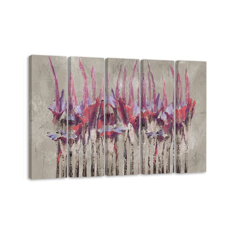 Plants flowers - Wall painting for living room | FEEBY