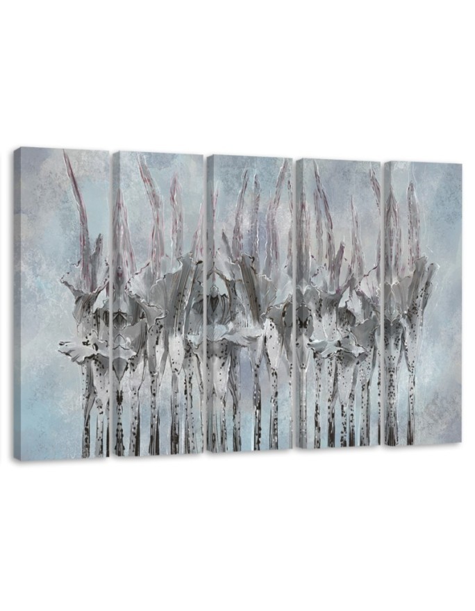 Plants flowers - Wall art painting for living room | FEEBY