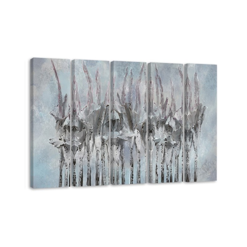 Plants flowers - Wall art painting for living room | FEEBY