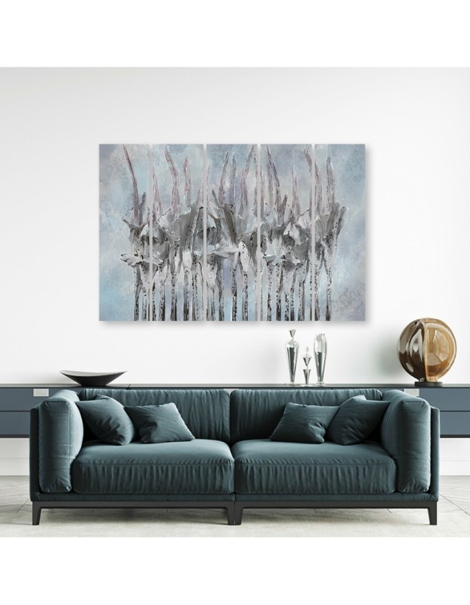 Plants flowers - Wall art painting for living room | FEEBY