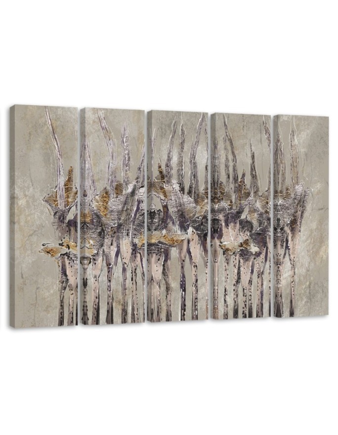 Plants flowers - Modern Canvas painting for living room | FEEBY