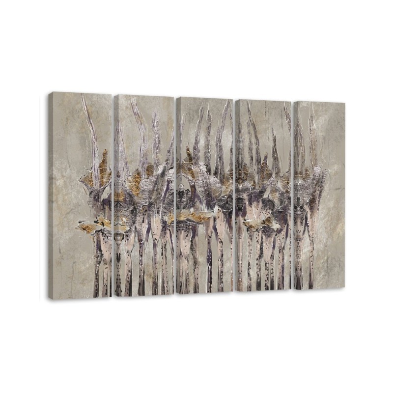 Plants flowers - Modern Canvas painting for living room | FEEBY