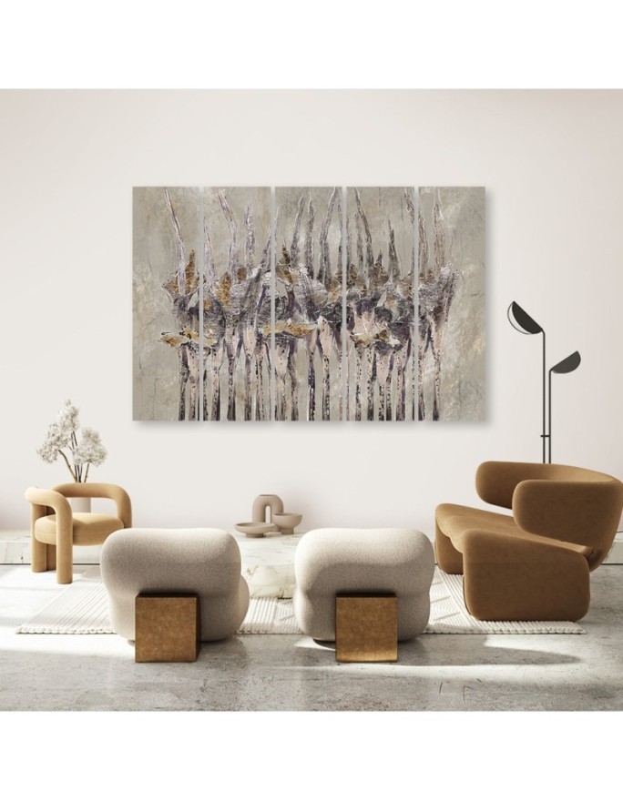 Plants flowers - Modern Canvas painting for living room | FEEBY