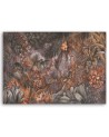 Deep tropical jungle - Modern Canvas painting for living room | FEEBY