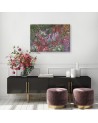 Deep tropical jungle - Modern wall art painting for living room | FEEBY
