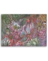 Deep tropical jungle - Modern wall art painting for living room | FEEBY