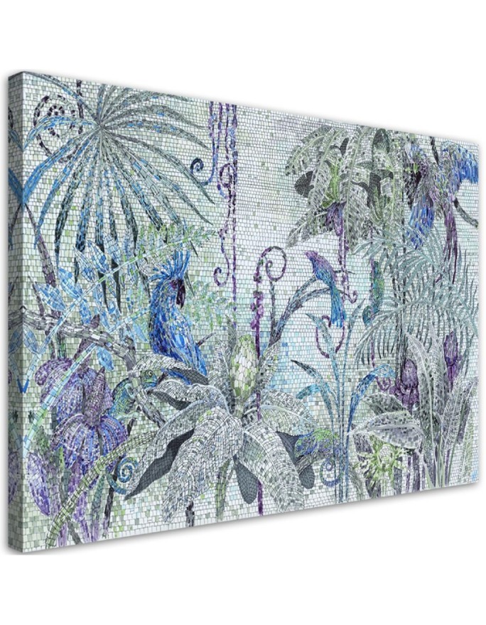 Jungle mosaic - Modern Canvas painting for living room | FEEBY
